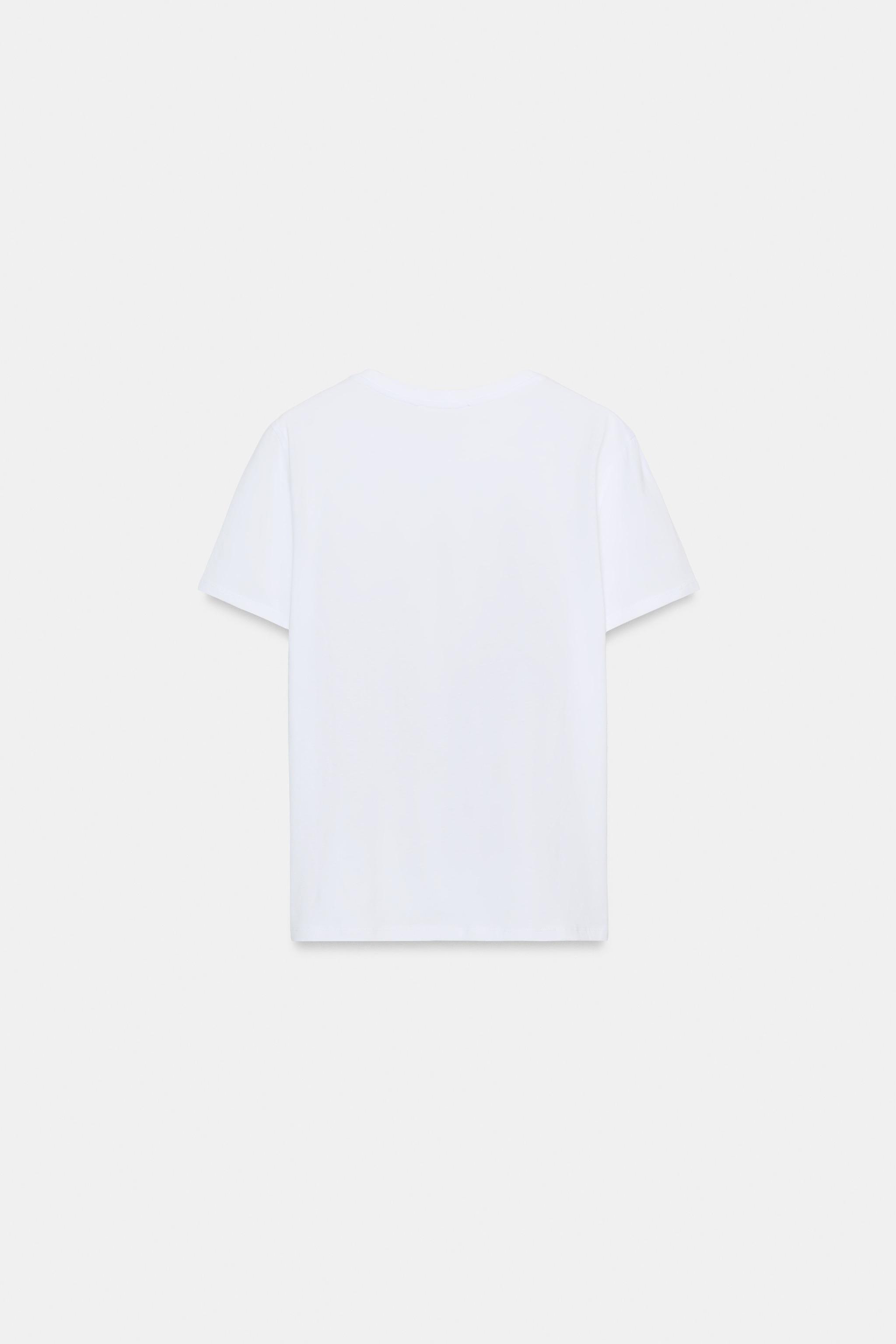 T-SHIRT ESTAMPAGE MÉTALLISÉ